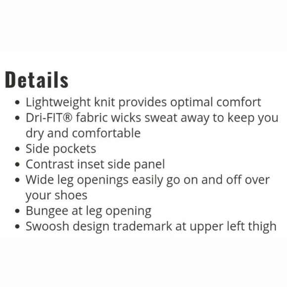 dri fit warm up pants